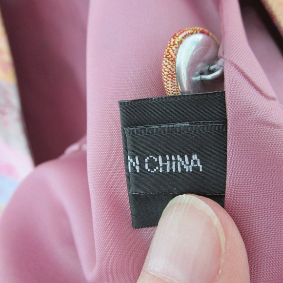 Christian Lu Paris Silk/Rayon Jacket Fits S/M - Picture 9 of 11